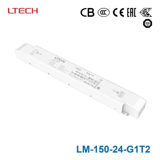 Ltech LM-150-24-G1T2 CV Triac Dimmable Driver 150W 24V 6.25A - LM-150-24-G1T2 - powersupplymall.com