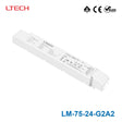 Ltech LM-75-24-G2A2 75W 24VDC CV LED Driver - 0/1-10Vdimmable 3.125A - LM-75-24-G2A2 - powersupplymall.com