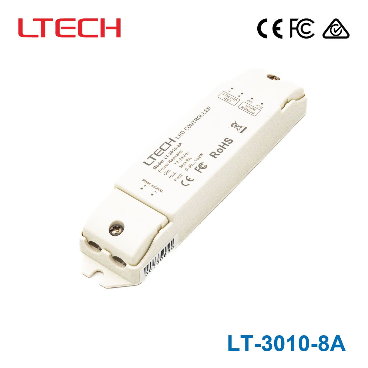 Ltech LT-3010-8A PWM Constant Voltage Repeater - Dimming - LT-3010-8A - powersupplymall.com