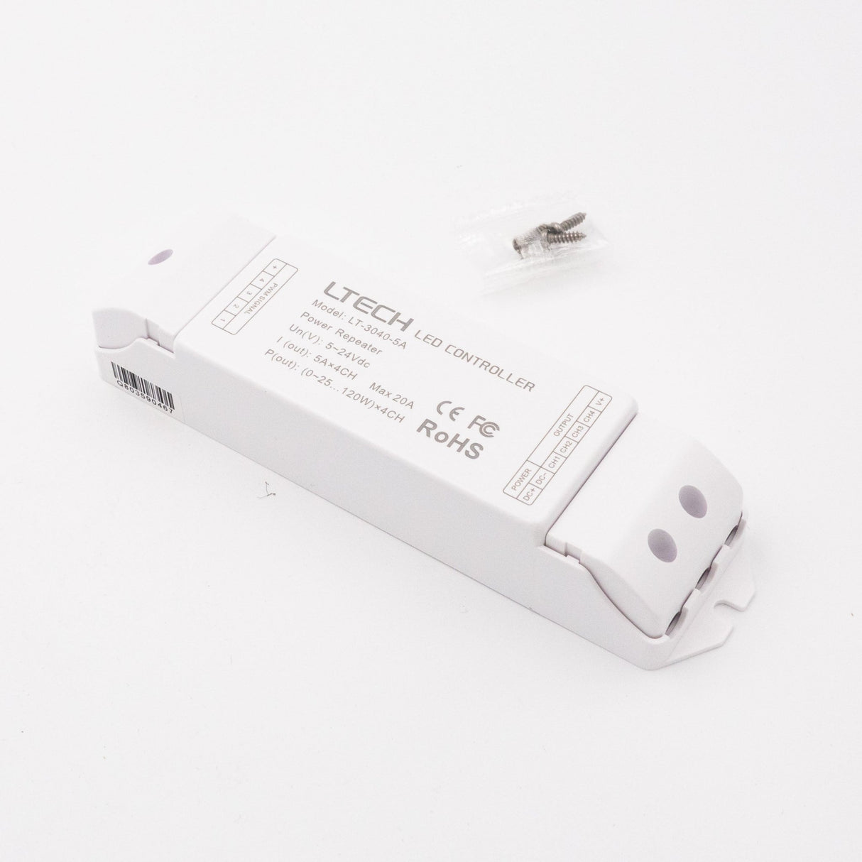 Ltech LT-3040-5A PWM Constant Voltage Repeater - RGBW - LT-3040-5A - powersupplymall.com
