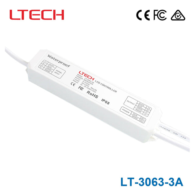 Ltech LT-3063-3A PWM Constant Voltage Repeater - RGB - LT-3063-3A - powersupplymall.com