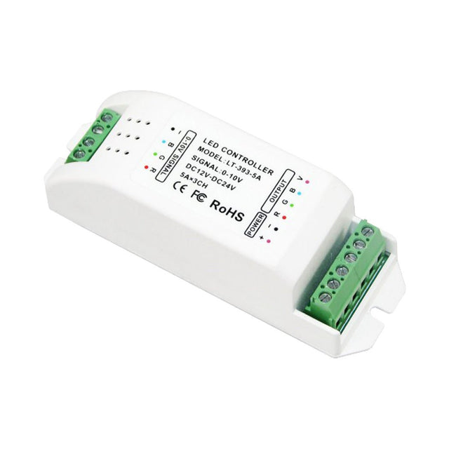 Ltech LT - 393 - 5A 0 - 10V LED Dimming Driver - LT - 393 - 5A - powersupplymall.com