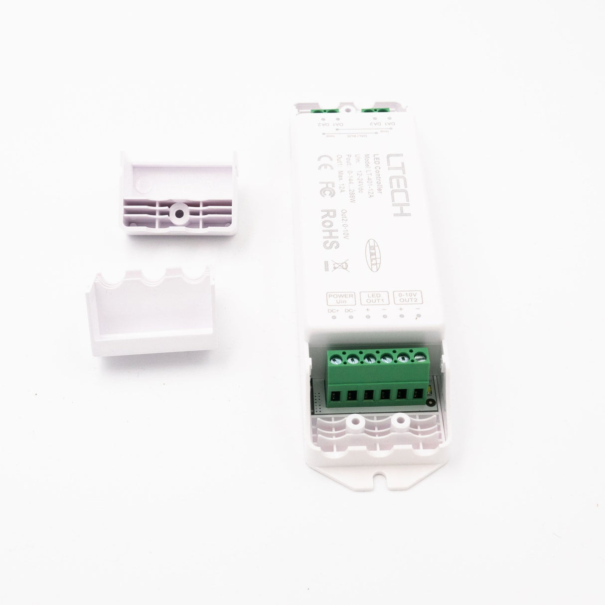 Ltech LT-401-12A Constant Voltage Controller - DALI Dimming - LT-401-12A - powersupplymall.com