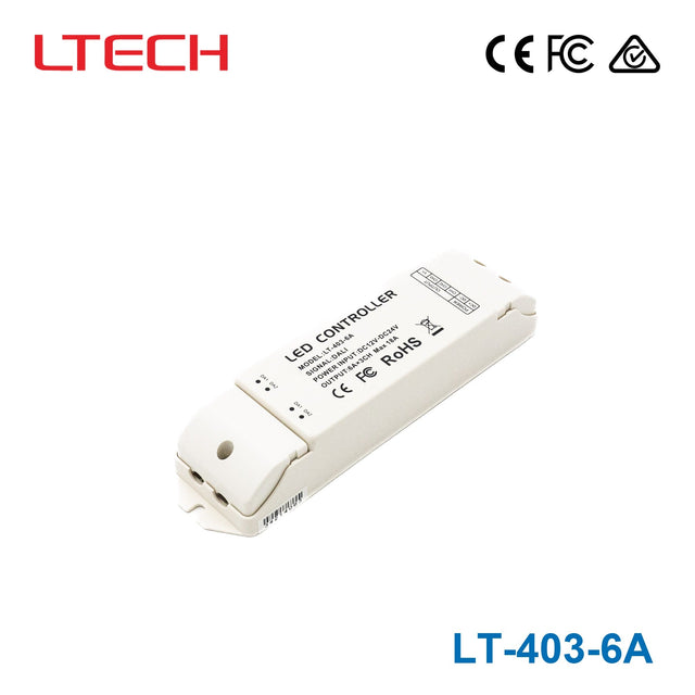 Ltech LT-403-6A DALI LED Dimming Driver - LT-403-6A - powersupplymall.com