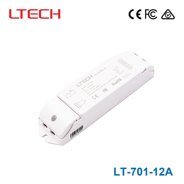 Ltech LT-701-12A Constant Voltage Controller - 0-10V/Push Dimmable - LT-701-12A - powersupplymall.com