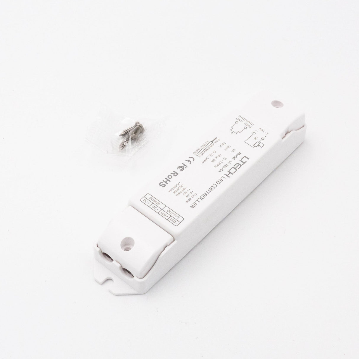 Ltech LT-701-6A Constant Voltage Controller - 0-10V/Push Dimmable - LT-701-6A - powersupplymall.com