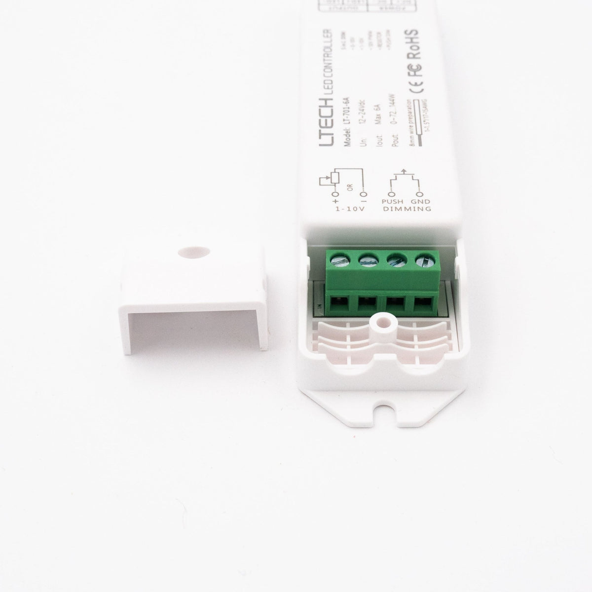 Ltech LT-701-6A Constant Voltage Controller - 0-10V/Push Dimmable - LT-701-6A - powersupplymall.com