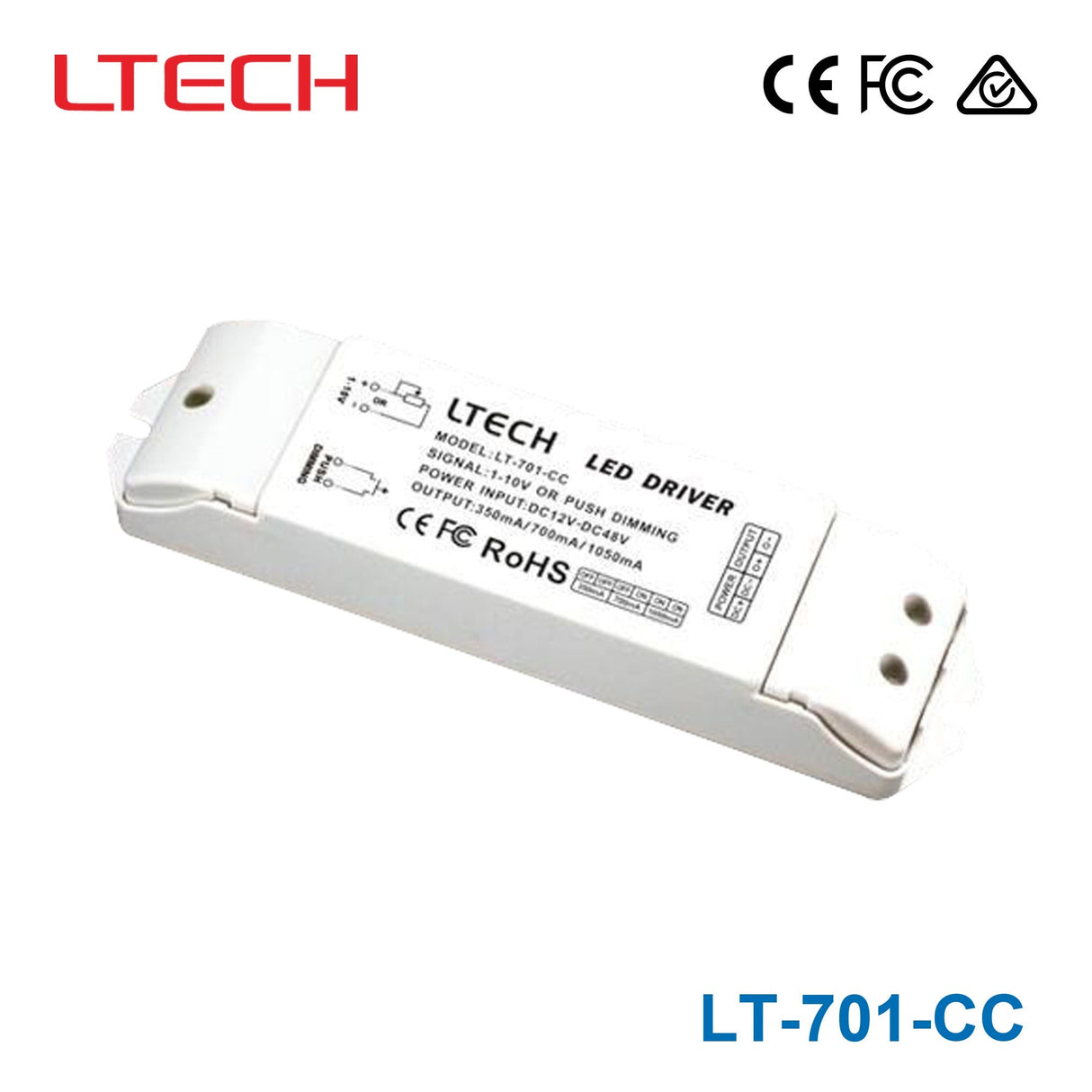 Ltech LT - 701 - CC 0/1 - 10V LED Dimming Driver - LT-701-CC - powersupplymall.com
