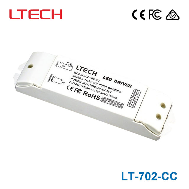 Ltech LT - 702 - CC 1 - 10V Led Dimming Driver - LT-702-CC - powersupplymall.com