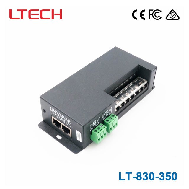 Ltech LT-830-350 DMX/RDM 3CH CC DECODER - LT-830-350 - powersupplymall.com