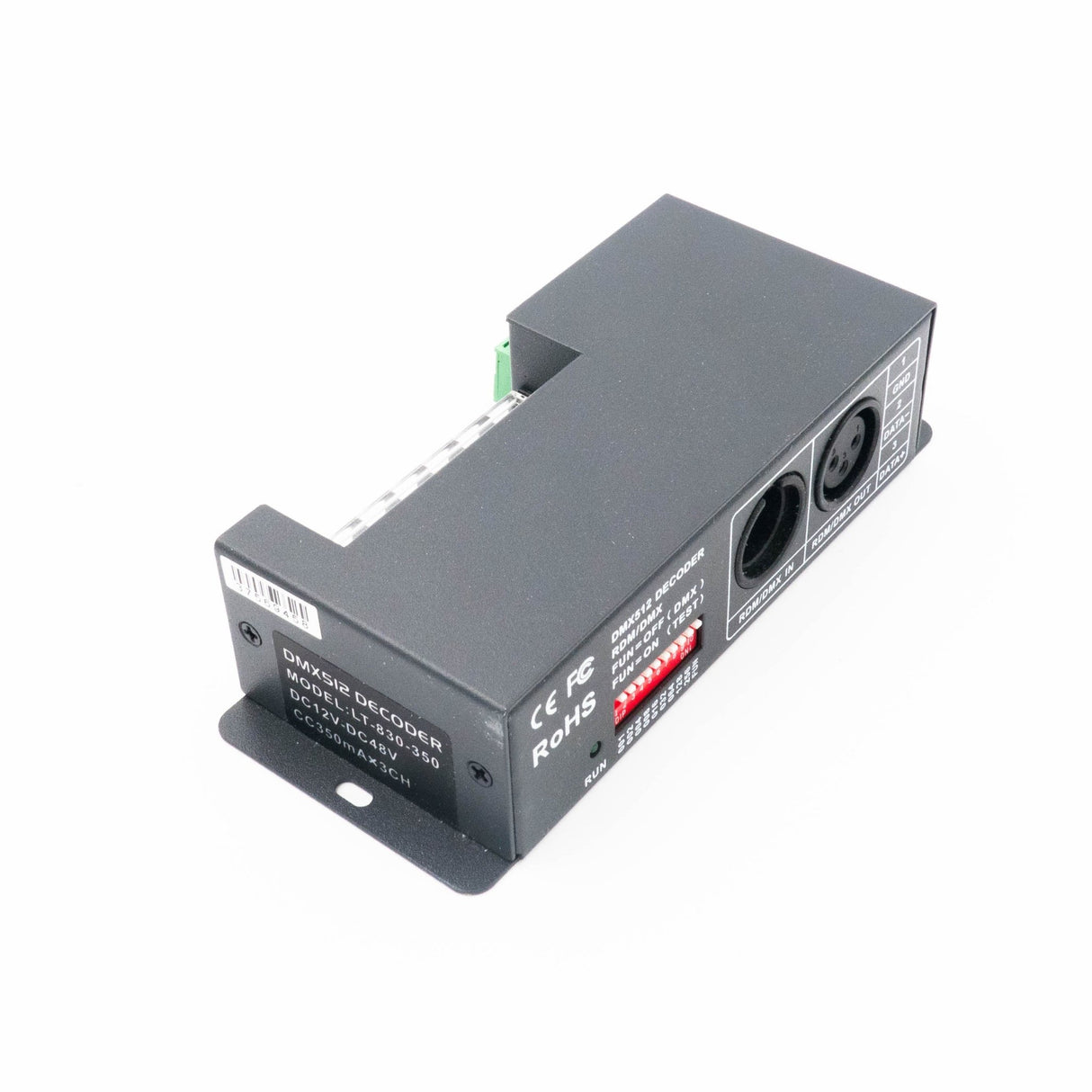 Ltech LT-830-350 DMX/RDM 3CH CC DECODER - LT-830-350 - powersupplymall.com