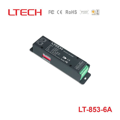 Ltech LT-853-6A Constant Voltage Decoder - DMX/RDM