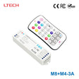 Ltech M8+M4 - 3A Mini Controller with RF Remote - RGBW - M8+M4-3A - powersupplymall.com