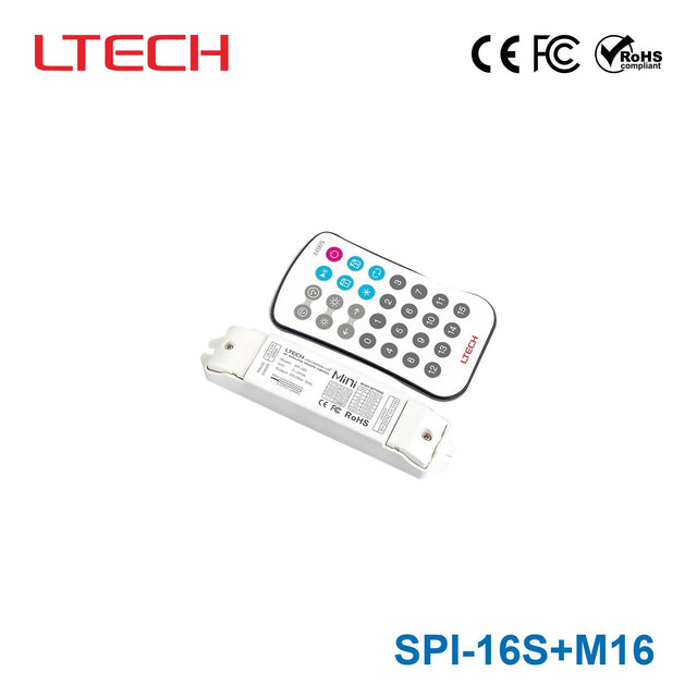 Ltech Mini LED fantastic controller SPI - 16S+M16S - SPI-16S+M16 - powersupplymall.com