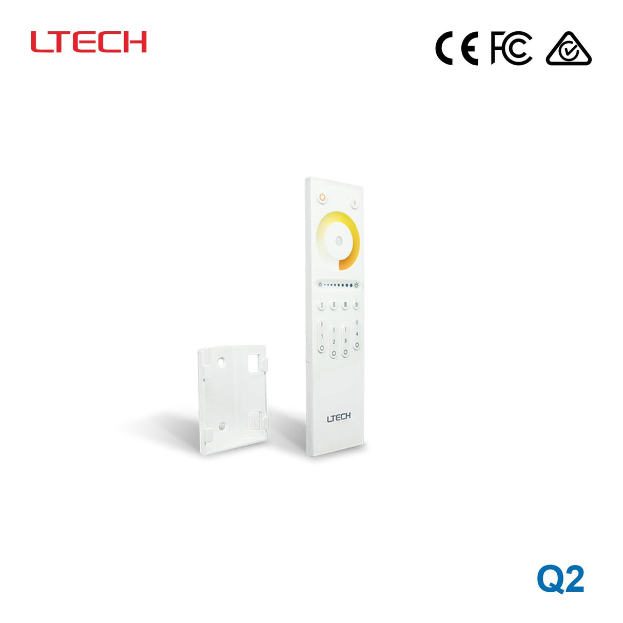 Ltech Q2 Wireless RF Multi - zone Remote - Colour Temperature - Q2 - powersupplymall.com