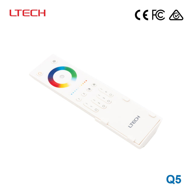 Ltech Q5 Wireless RF Multi - zone Remote - RGBWW - Q5 - powersupplymall.com