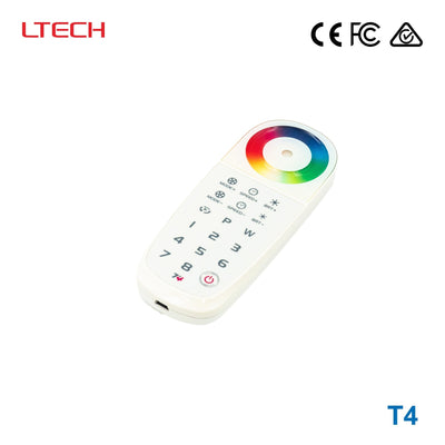 Ltech T4 Wireless RF Multi-zone Remote - RGBW