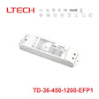 LTECH TD - 36 - 450 - 1200 - EFP1 36W 450~1200mA CC Triac LED Driver - Selectable Output - TD-36-450-1200-EFP1 - powersupplymall.com