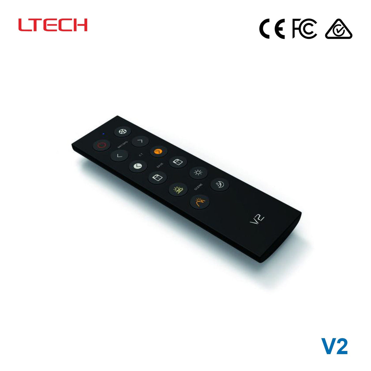 Ltech V2 Wireless RF Single - zone Remote - Colour Temperature - V2 - powersupplymall.com