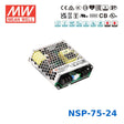 Mean Well 76.8W High Reliable Multi-Industries Power Supply 24V 3.2A - NSP-75-24 - powersupplymall.com