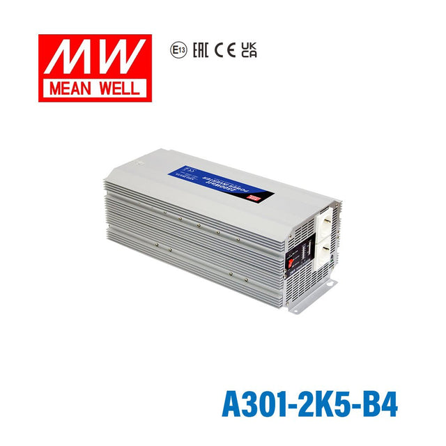 Mean Well A301-2K5-B4 Modified sine wave 2500W 110V - DC-AC Inverter - A301-2K5-B4 - powersupplymall.com