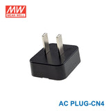 Mean Well AC PLUG-CN4 AC Plug CN Connector for NGE Adapter - AC PLUG-CN4 - powersupplymall.com
