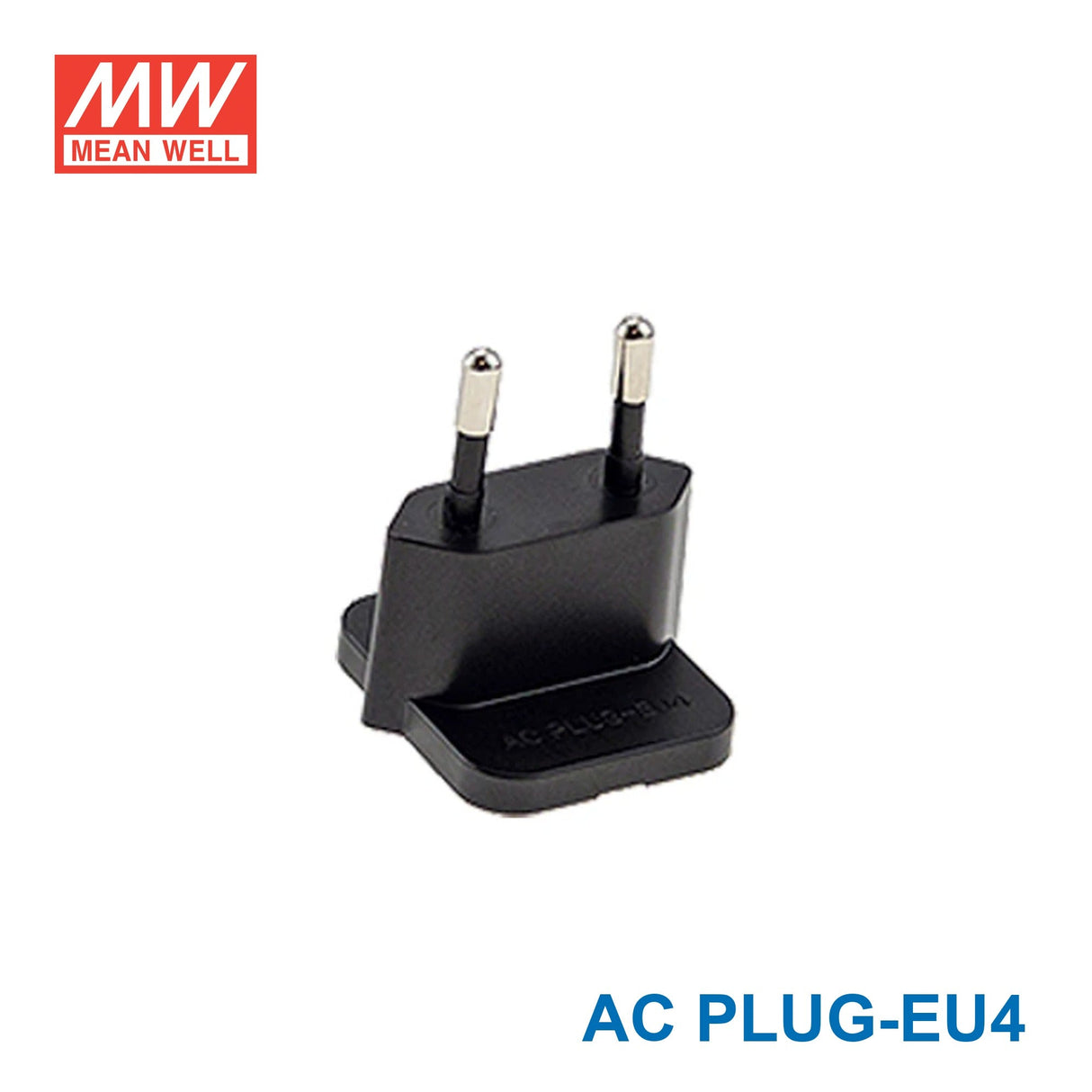 Mean Well AC PLUG-EU4 AC Plug EU Connector for NGE Adapter - AC PLUG-EU4 - powersupplymall.com
