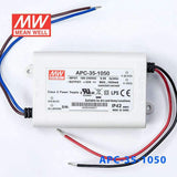 Mean Well APC-35-1050 Power Supply 35W 1050mA - APC-35-1050 - powersupplymall.com
