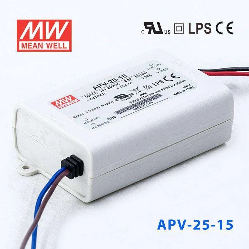Mean Well APV Series LED Power Supply 15V (12~35W) -  - powersupplymall.com
