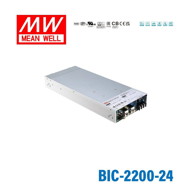 Mean Well BIC - 2200 - 24 Power Supply 2200W 24V 90A - BIC-2200-24 - powersupplymall.com