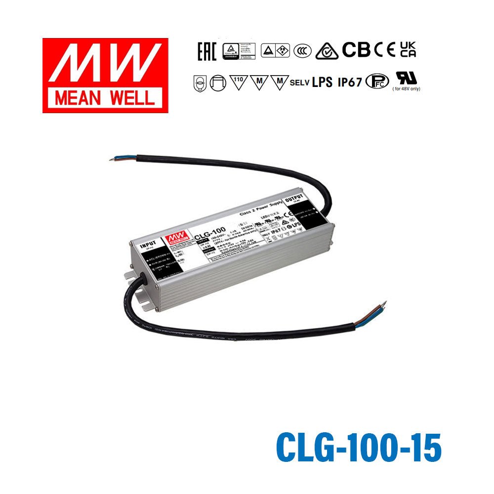 Mean Well CLG-100-15 LED Switching Power Supply - CLG-100-15 - powersupplymall.com
