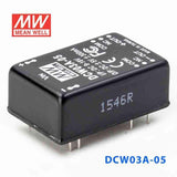 Mean Well DCW03A-05 DC-DC Converter - 3W - 9~18V in ±5V out 300mA - DCW03A-05 - powersupplymall.com