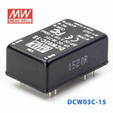 Mean Well DCW03C - 15 DC - DC Converter - 3W - 36~72V in ±15V out - DCW03C-15 - powersupplymall.com