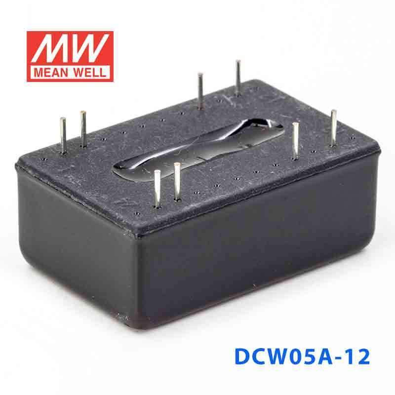 Mean Well DCW05A - 12 DC - DC Converter - 5W - 9~18V in ±12V out - DCW05A-12 - powersupplymall.com
