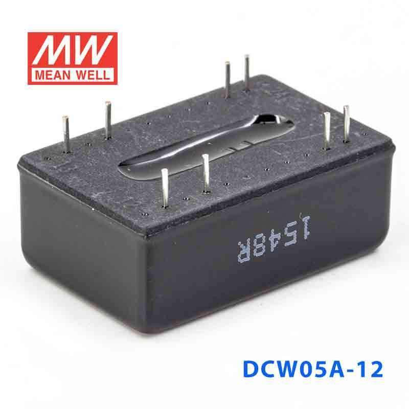 Mean Well DCW05A - 12 DC - DC Converter - 5W - 9~18V in ±12V out - DCW05A-12 - powersupplymall.com