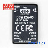 Mean Well DCW12A-05 DC-DC Converter - 12W - 9~18V in ±5V out 1.2A - DCW12A-05 - powersupplymall.com