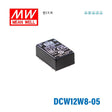 Mean Well DCW12W8-05 DC-DC Converter - 12W 9~75V DC in ±5V out 10mA - DCW12W8-05 - powersupplymall.com