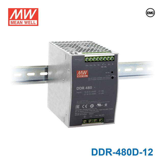 Mean Well DDR Series LED Power Supply 67.2~154V input (100~480W) -  - powersupplymall.com