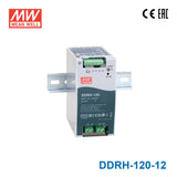 Mean Well DDRH-120-12 Ultra Wide Input DC-DC Converter, 100.8W 12V 8.4A - DDRH-120-12 - powersupplymall.com