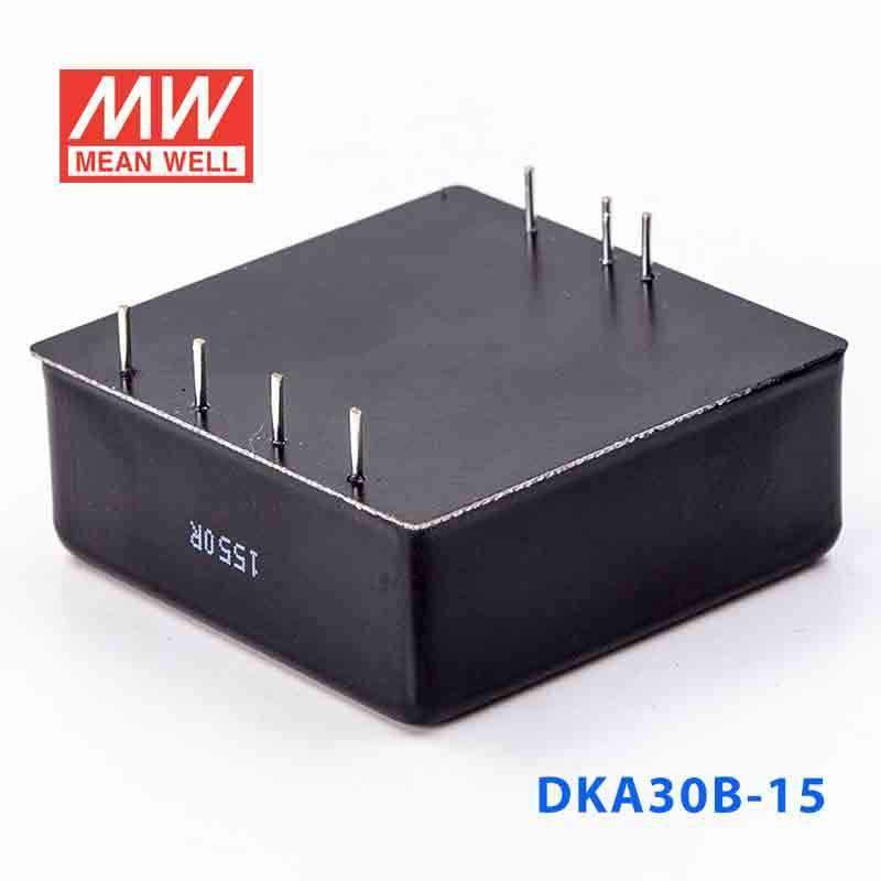 Mean Well DKA30B-15 DC-DC Converter - 30W - 18~36V in ±15V out 1A - DKA30B-15 - powersupplymall.com