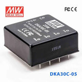 Mean Well DKA30C - 05 DC - DC Converter - 25W - 36~72V in ±5V out - DKA30C - 05 - powersupplymall.com