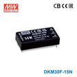 Mean Well DKM30F-15N 2"x1" Package DC-DC Converter 30W 15V, Single Output 1A - DKM30F-15N - powersupplymall.com