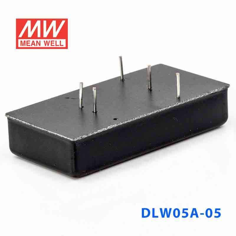 Mean Well DLW05A - 05 DC - DC Converter - 5W - 9~18V in ±5V out - DLW05A - 05 - powersupplymall.com