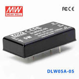 Mean Well DLW05A - 05 DC - DC Converter - 5W - 9~18V in ±5V out - DLW05A - 05 - powersupplymall.com
