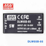Mean Well DLW05B-05 DC-DC Converter - 5W - 18~36V in ±5V out 500mA - DLW05B-05 - powersupplymall.com