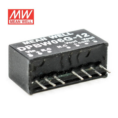 Mean Well DPBW06G-12 DC-DC Converter - 6W - 18~75V in ±12V out 250mA