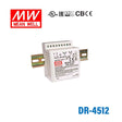Mean Well DR - 4512 AC - DC Industrial DIN rail power supply 45W - DR-4512 - powersupplymall.com