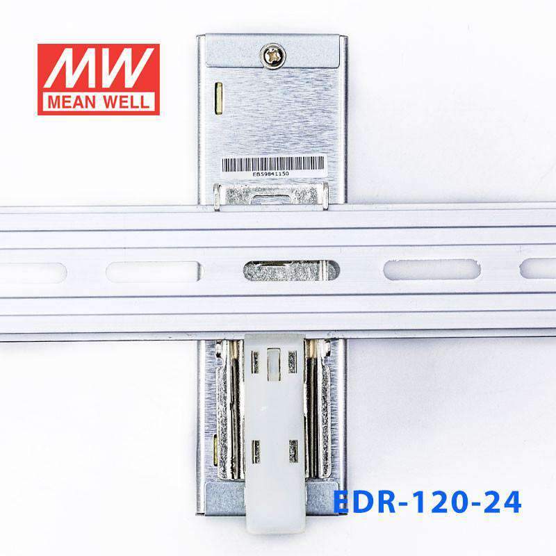 Mean Well EDR - 120 - 24 Single Output Industrial Power Supply 120W 24V - DIN Rail - EDR - 120 - 24 - powersupplymall.com