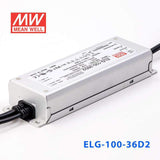 Mean Well ELG - 100 - 36D2 AC - DC Single output LED Driver Mix Mode (CV+CC) with PFC - ELG-100-36D2 - powersupplymall.com