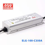 Mean Well ELG-100-C350A Power Supply 100W 350mA - Adjustable - ELG-100-C350A - powersupplymall.com